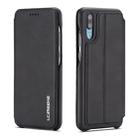 For Huawei P20 Hon Ancient Series Leather Case with Card Slots & Holder & Wallet(Black) - 1