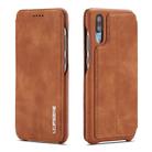 For Huawei P20 Hon Ancient Series Leather Case with Card Slots & Holder & Wallet(Brown) - 1
