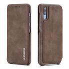 For Huawei P20 Hon Ancient Series Leather Case with Card Slots & Holder & Wallet(Coffee) - 1