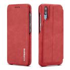 For Huawei P20 Hon Ancient Series Leather Case with Card Slots & Holder & Wallet(Red) - 1
