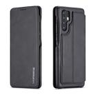 For Huawei P30 Pro Hon Ancient Series Leather Case with Card Slots & Holder & Wallet(Black) - 1