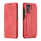 For Huawei P30 Pro Hon Ancient Series Leather Case with Card Slots & Holder & Wallet(Red) - 1