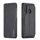 For Huawei P30 Lite Hon Ancient Series Leather Case with Card Slots & Holder & Wallet(Black) - 1