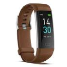 S5 Second Generation 0.96 inch TFT Screen IP68 Waterproof Smart Wristband, Support Sleep Monitor / Heart Rate Monitor / Body Temperature Monitor / Women Menstrual Cycle Reminder(Brown) - 1