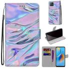 For OPPO A72 5G / A73 5G / A53 5G Coloured Drawing Cross Texture Horizontal Flip PU Leather Case with Holder & Card Slots & Wallet & Lanyard(Fluorescent Water Texture) - 1
