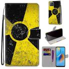 For OPPO A72 5G / A73 5G / A53 5G Coloured Drawing Cross Texture Horizontal Flip PU Leather Case with Holder & Card Slots & Wallet & Lanyard(Yellow Black Logo) - 1