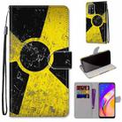 For OPPO A94 5G / A95 5G / F19 Pro+ 5G Coloured Drawing Cross Texture Horizontal Flip PU Leather Case with Holder & Card Slots & Wallet & Lanyard(Yellow Black Logo) - 1