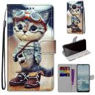 For Nokia G20 / G10 / 6.3 Coloured Drawing Cross Texture Horizontal Flip PU Leather Case with Holder & Card Slots & Wallet & Lanyard(Leather Shoes Cat) - 1