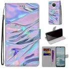 For Nokia G20 / G10 / 6.3 Coloured Drawing Cross Texture Horizontal Flip PU Leather Case with Holder & Card Slots & Wallet & Lanyard(Fluorescent Water Texture) - 1