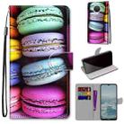 For Nokia G20 / G10 / 6.3 Coloured Drawing Cross Texture Horizontal Flip PU Leather Case with Holder & Card Slots & Wallet & Lanyard(Colorful Cakes) - 1