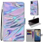 For ZTE Blade A31 Coloured Drawing Cross Texture Horizontal Flip PU Leather Case with Holder & Card Slots & Wallet & Lanyard(Fluorescent Water Texture) - 1