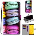 For ZTE Blade A71 Coloured Drawing Cross Texture Horizontal Flip PU Leather Case with Holder & Card Slots & Wallet & Lanyard(Colorful Cakes) - 1