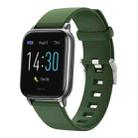 S50 1.3 inch TFT Screen IP68 Waterproof Smart Wristband, Support Sleep Monitor / Heart Rate Monitor / Body Temperature Monitor / Women Menstrual Cycle Reminder(Army Green) - 1