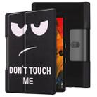 For Lenovo Yoga Smart Tab Color Drawing Pattern Horizontal Flip Leather Case with Two-folding Holder(Big Eyes) - 1