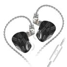 KZ ASF 10-unit Balance Armature Monitor HiFi In-Ear Wired Earphone With Mic(Black) - 1