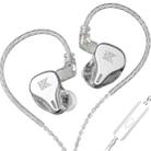 KZ DQ6 3-unit Dynamic HiFi In-Ear Wired Earphone With Mic(Silver) - 1