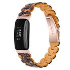 For Fitbit Inspire 2 / Inspire Oval Resin Watch Band(Leopard) - 1