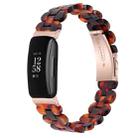 For Fitbit Inspire 2 / Inspire Oval Resin Watch Band(Tortoiseshell) - 1