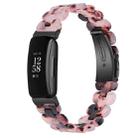 For Fitbit Inspire 2 / Inspire Oval Resin Watch Band(Tortoise Flower) - 1