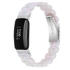For Fitbit Inspire 2 / Inspire Oval Resin Watch Band(Pearl White) - 1