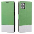 For Samsung Galaxy Note10+ Cross Texture Magnetic Horizontal Flip Leather Case with Card Slots & Holder & Wallet(Green) - 1