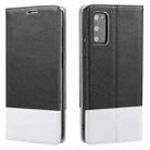 For Samsung Galaxy S20 Cross Texture Magnetic Horizontal Flip Leather Case with Card Slots & Holder & Wallet(Black) - 1