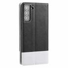 For Samsung Galaxy S21+ 5G Cross Texture Magnetic Horizontal Flip Leather Case with Card Slots & Holder & Wallet(Black) - 3