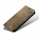 For iPhone 13 Pro Denim Texture Casual Style Horizontal Flip Leather Case with Holder & Card Slots & Wallet (Khaki) - 4