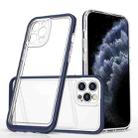 For iPhone 11 Pro Bright Series Clear Acrylic + PC+TPU Shockproof Case (Navy Blue) - 1