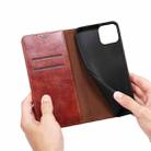 Simple Wax Crazy Horse Texture Horizontal Flip Leather Case with Card Slots & Wallet For iPhone 13 Pro Max(Brown) - 6