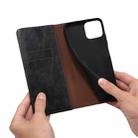 Simple Wax Crazy Horse Texture Horizontal Flip Leather Case with Card Slots & Wallet For iPhone 13 Pro Max(Black) - 6