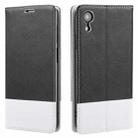 For iPhone XR Cross Texture Magnetic Horizontal Flip Leather Case with Card Slots & Holder & Wallet(Black) - 1