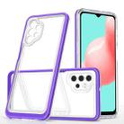 For Samsung Galaxy A32 5G Bright Series Clear Acrylic + PC+TPU Shockproof Case(Purple) - 1