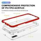 For Samsung Galaxy A11 Bright Series Clear Acrylic + PC+TPU Shockproof Case(Red) - 5