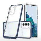 For Samsung Galaxy S21 5G Bright Series Clear Acrylic + PC+TPU Shockproof Case(Navy Blue) - 1