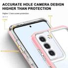 For Samsung Galaxy S21+ 5G Bright Series Clear Acrylic + PC+TPU Shockproof Case(Pink) - 4