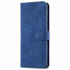 For Honor V40 AZNS Skin Feel Calf Texture Horizontal Flip Leather Case with Card Slots & Holder & Wallet(Blue) - 2