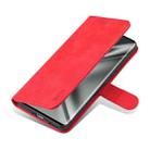 For Honor V40 AZNS Skin Feel Calf Texture Horizontal Flip Leather Case with Card Slots & Holder & Wallet(Red) - 4