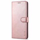 For Honor V40 AZNS Skin Feel Calf Texture Horizontal Flip Leather Case with Card Slots & Holder & Wallet(Rose Gold) - 2
