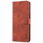 For Honor V40 AZNS Skin Feel Calf Texture Horizontal Flip Leather Case with Card Slots & Holder & Wallet(Brown) - 2