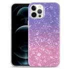 For iPhone 12 mini Gradient Color Shell Texture IMD TPU Shockproof Case (Gradient Purple Pink) - 1