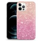 For iPhone 11 Gradient Color Shell Texture IMD TPU Shockproof Case (Gradient Orange Pink) - 1