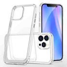 For iPhone 13 Pro Acrylic + TPU Accurate Hole Transparent Shockproof Case  - 1