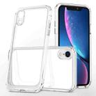 For iPhone XR Acrylic + TPU Accurate Hole Transparent Shockproof Case - 1