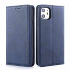 For iPhone 11 Diaobaolee Gemini Magnetic Buckle Horizontal Flip Leather Case with Holder & Card Slots(Blue) - 1