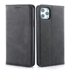 For iPhone 11 Pro Max Diaobaolee Gemini Magnetic Buckle Horizontal Flip Leather Case with Holder & Card Slots(Black) - 1