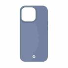 MOMAX Liquid Silicone Magnetic Shockproof Case For iPhone 13 Pro(Light Blue) - 1