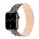 Magnetic Camouflage Silicone Strap Watch Band For Apple Watch Series 7 & 6 & SE & 5 & 4 40mm/3 & 2 & 1 38mm (Leopard) - 1