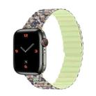 Magnetic Camouflage Silicone Strap Watch Band For Apple Watch Series 7 & 6 & SE & 5 & 4 40mm/3 & 2 & 1 38mm (Desert) - 1