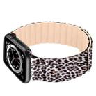 Magnetic Camouflage Silicone Strap Watch Band For Apple Watch Series 7 & 6 & SE & 5 & 4 44mm/3 & 2 & 1 42mm (Leopard) - 2